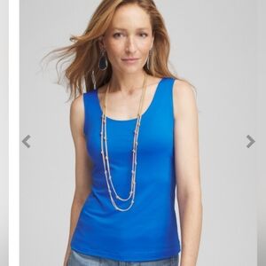 Chico's, microfiber tank, size medium (1) color light bluish/purple